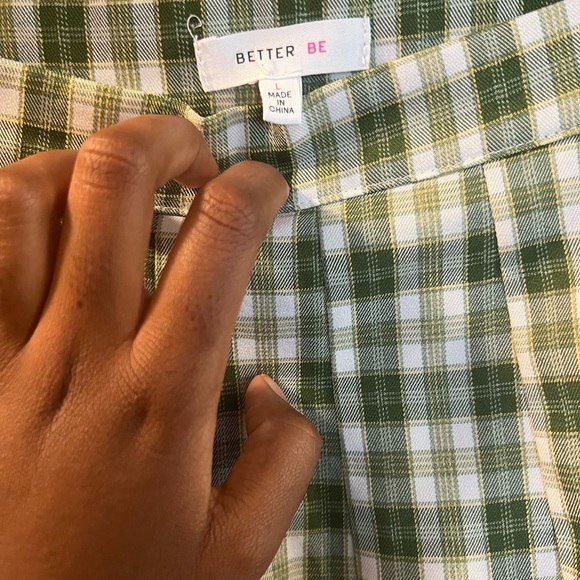 💚💛Better Be Plaid Pleated Skirt - Picture 4 of 4